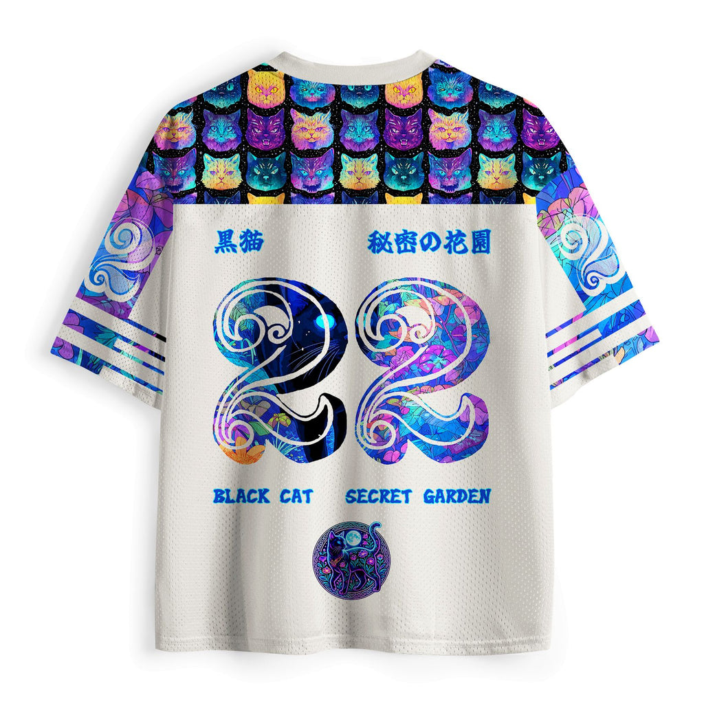 Kyoto-Lion Cat Of The Secret Garden Mesh Jersey