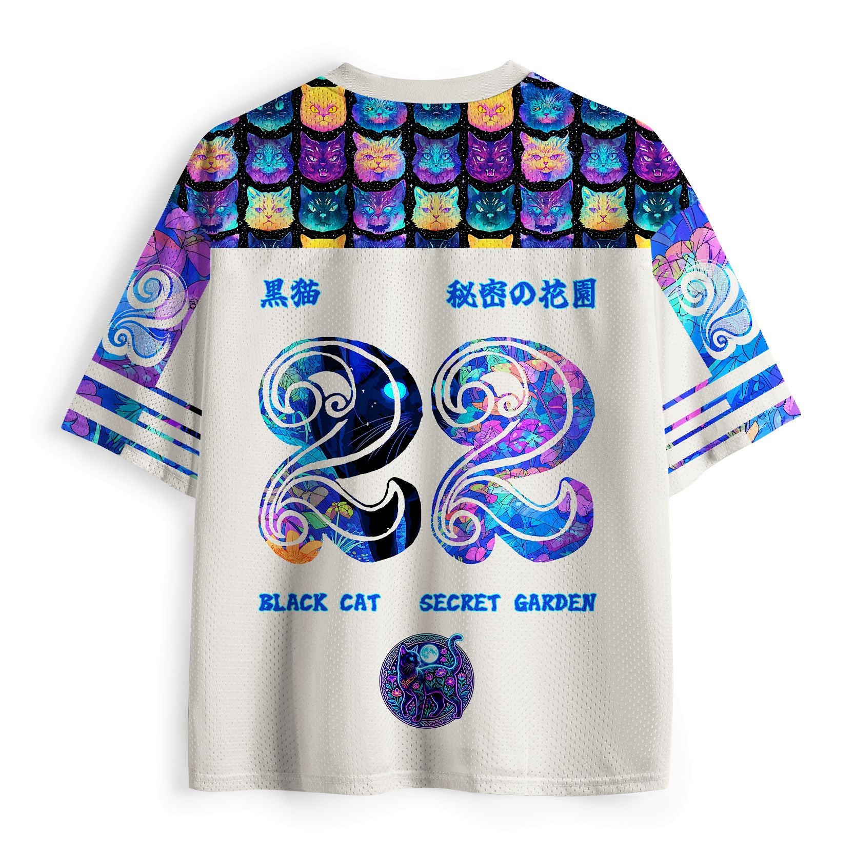 Kyoto-Lion Cat Of The Secret Garden Mesh Jersey