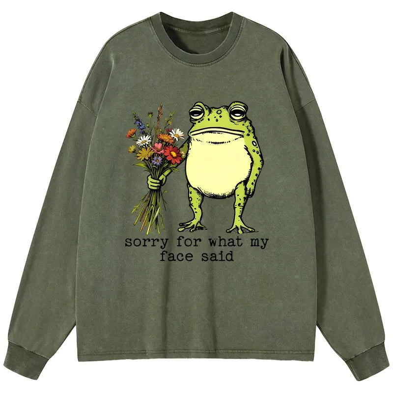 Frog Sorry Mode Japanese T-Shirt for Daily Wear