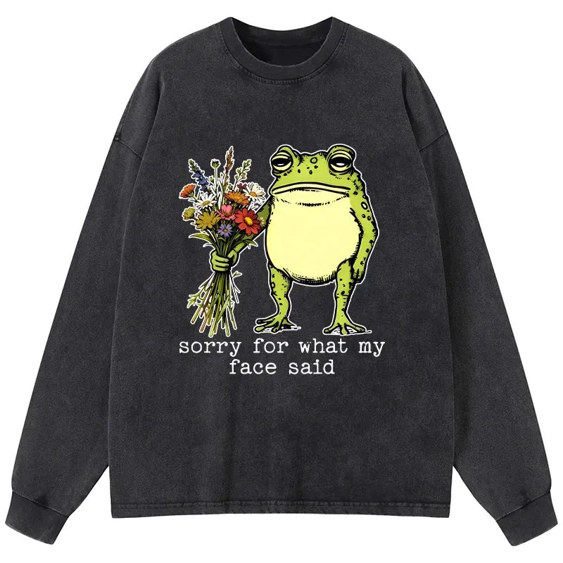 Frog Sorry Mode Japanese T-Shirt for Daily Wear