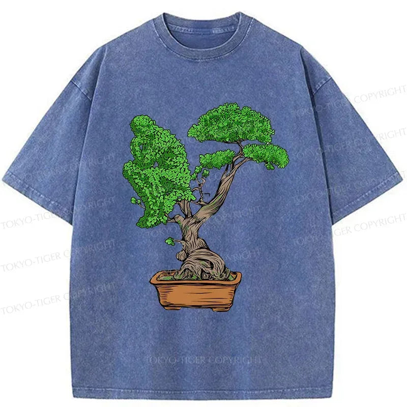 Japanese Washed T-Shirt for Daily Wear