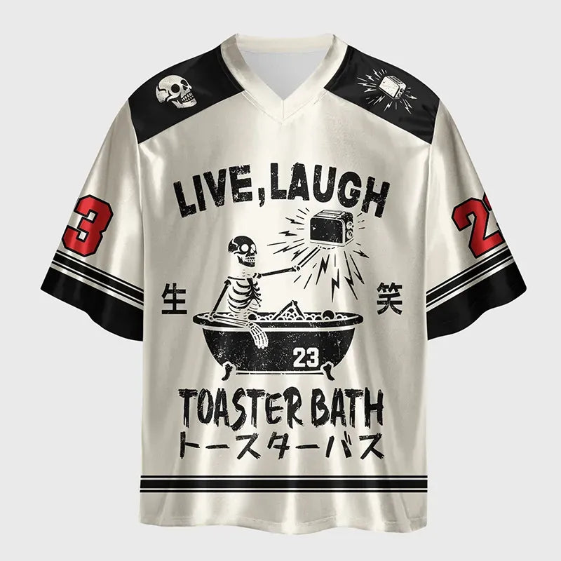 Trending Oversized Skeleton Jersey for Daily Wear