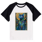 Japanese Cat Raglan Trendy Gift Idea