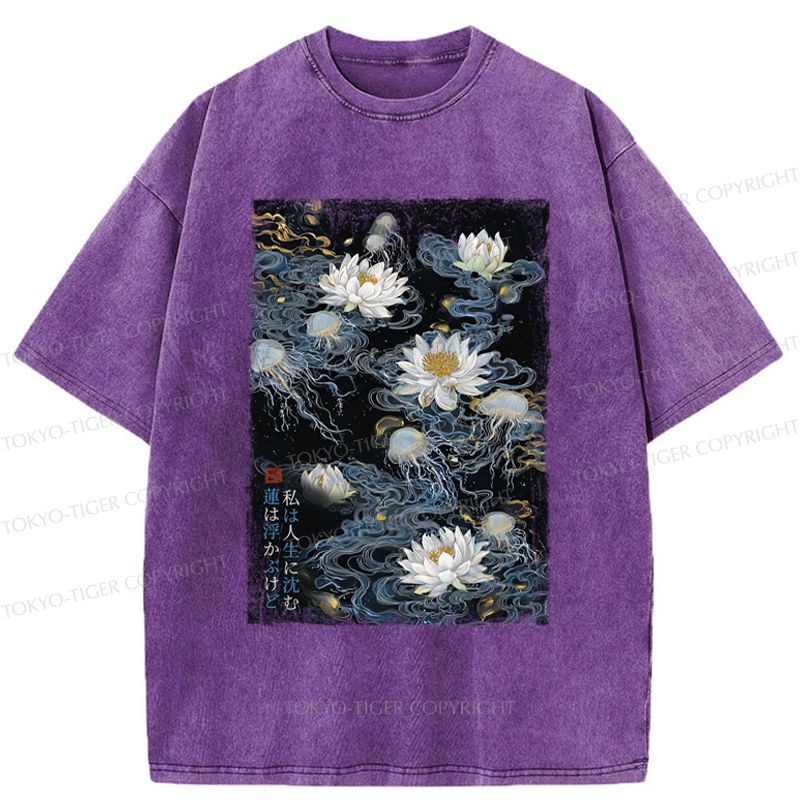 Traditional Unisex Washed Cotton T-Shirt Trendy