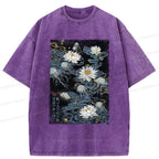 Traditional Unisex Washed Cotton T-Shirt Trendy
