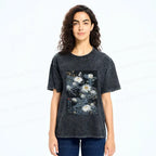 Traditional Unisex Washed Cotton T-Shirt Trendy