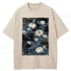 Traditional Unisex Washed Cotton T-Shirt Trendy