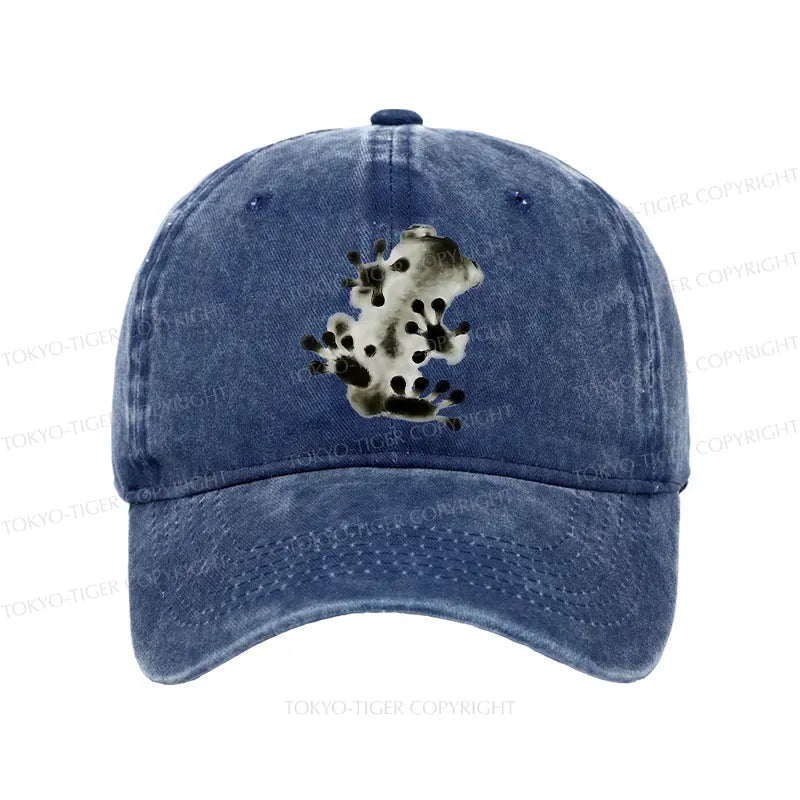 Kyoto Ink Painting Frog Cap for Summer