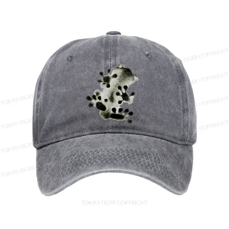 Kyoto Ink Painting Frog Cap for Summer