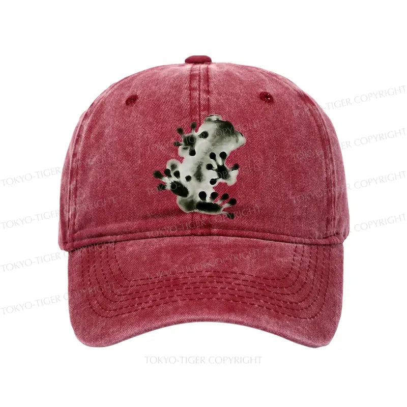 Kyoto Ink Painting Frog Cap for Summer