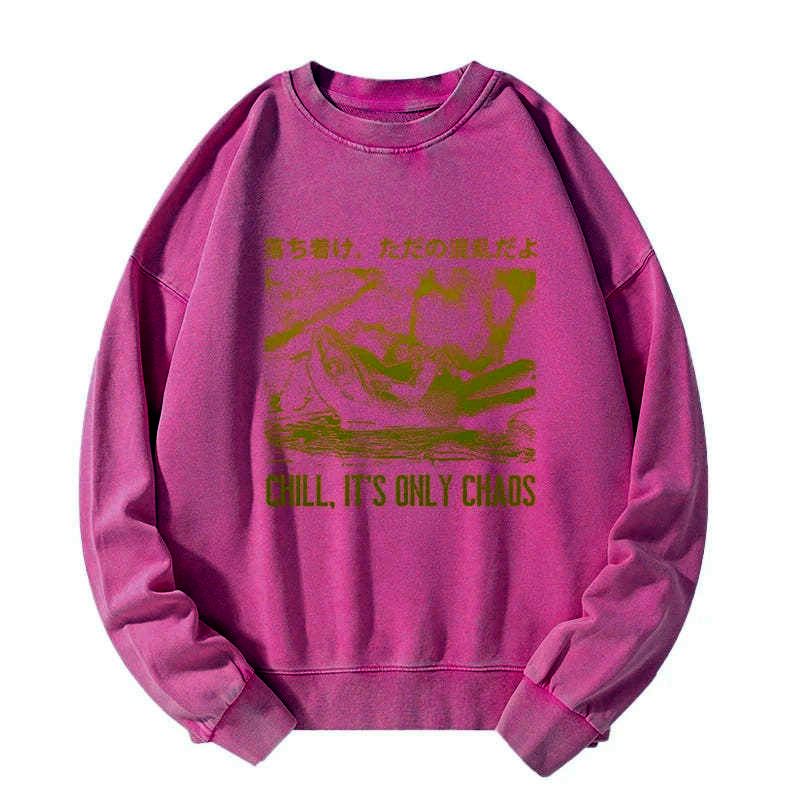 japanese washed sweatshirt for daily wear