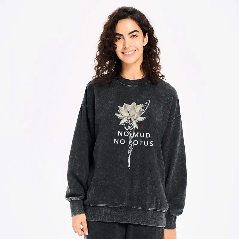 Washed Unisex Sweatshirt for Daily Wear