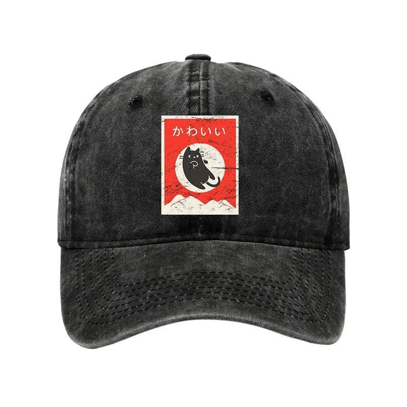 adjustable cotton cap for summer
