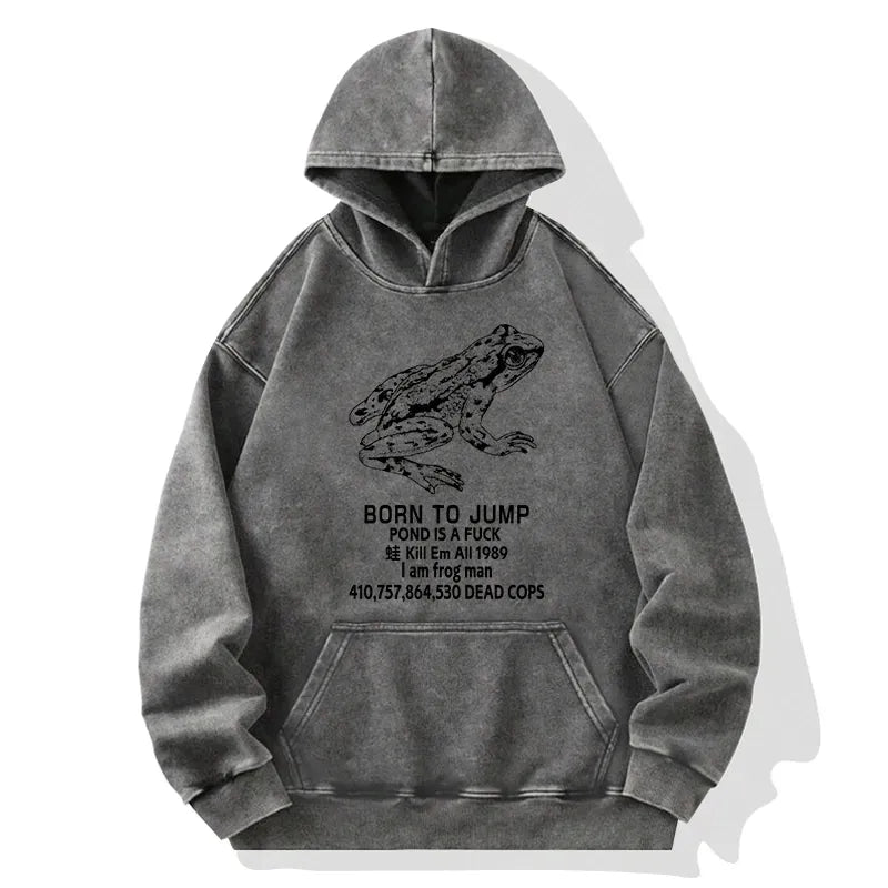 kyoto lion washed hoodie for daily wear