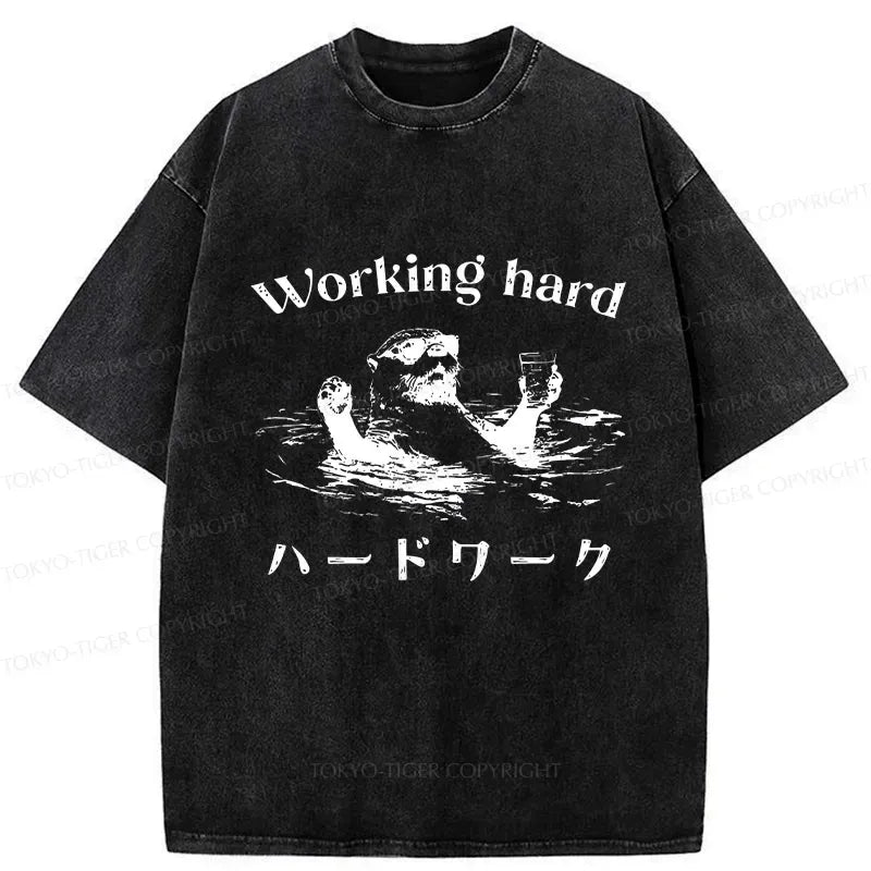 Kyoto-Lion Unisex Cotton Otter T-Shirt
