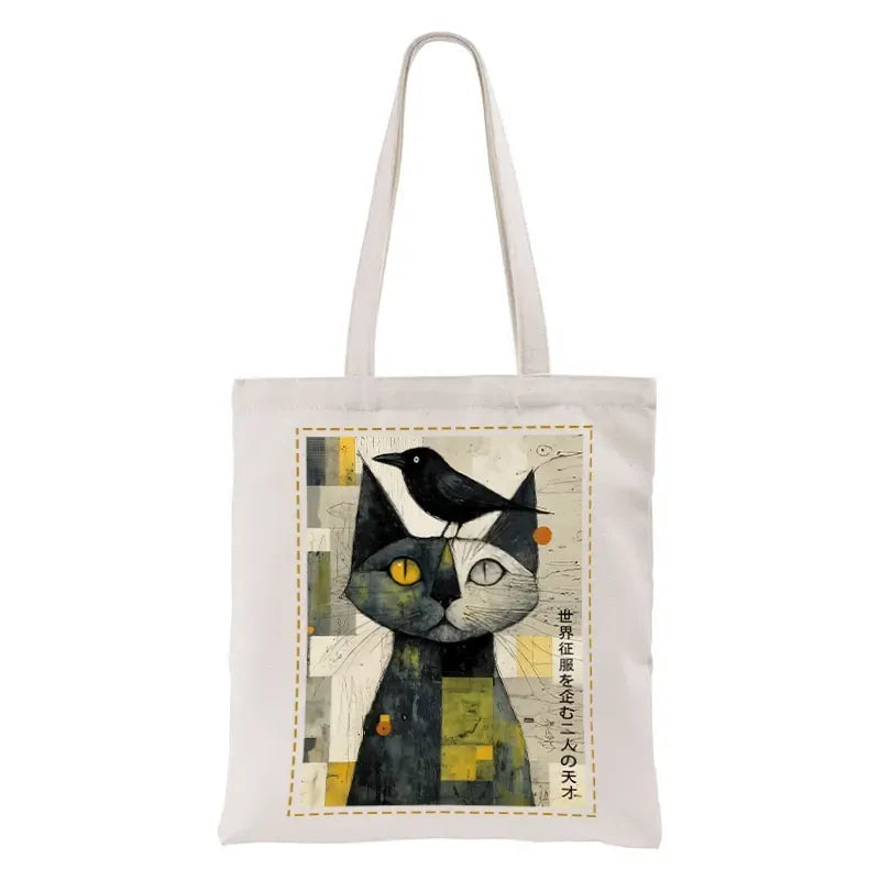 Japanese canvas tote bag free shipping