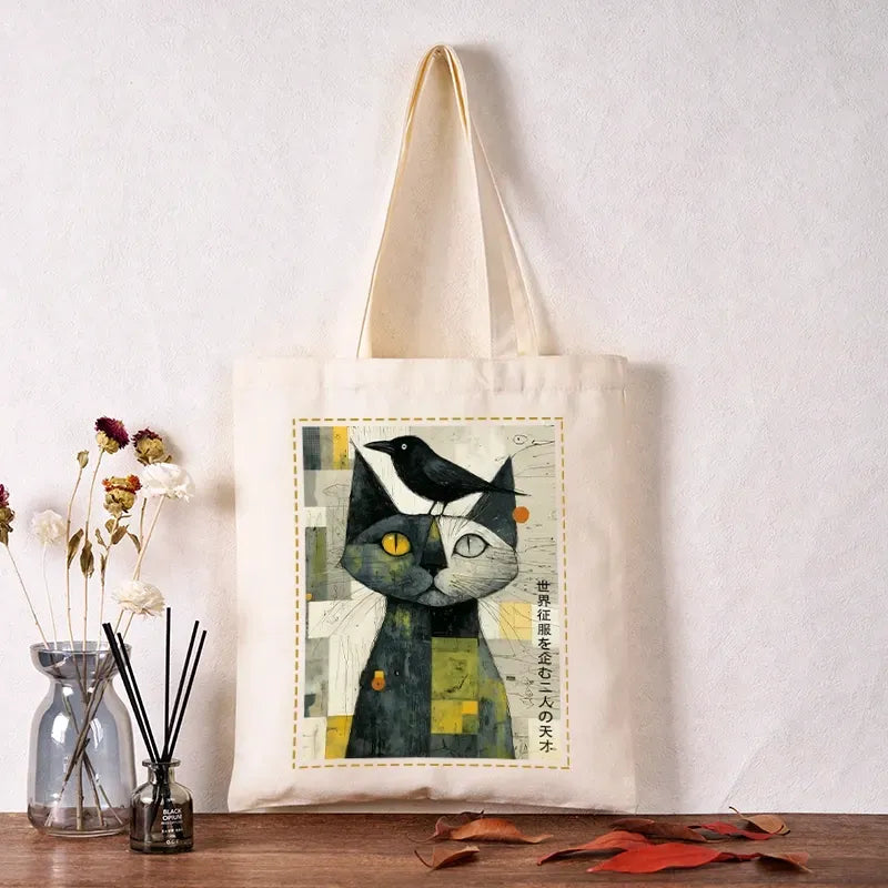 Japanese canvas tote bag free shipping