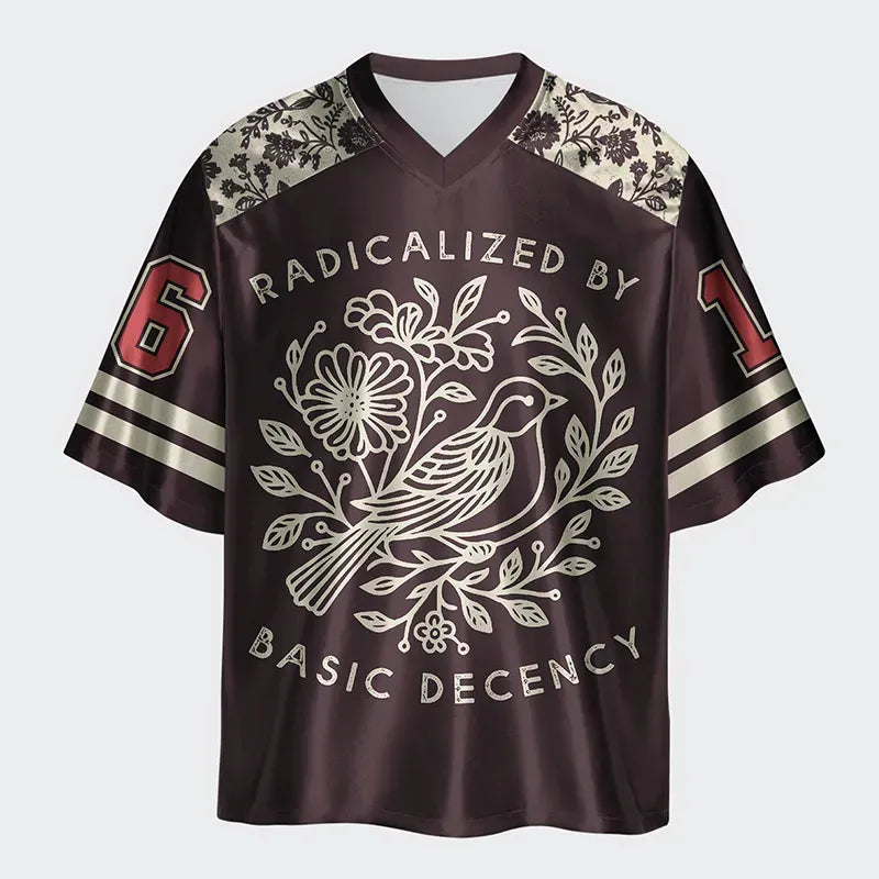 Glossy Oversized Jersey for Summer