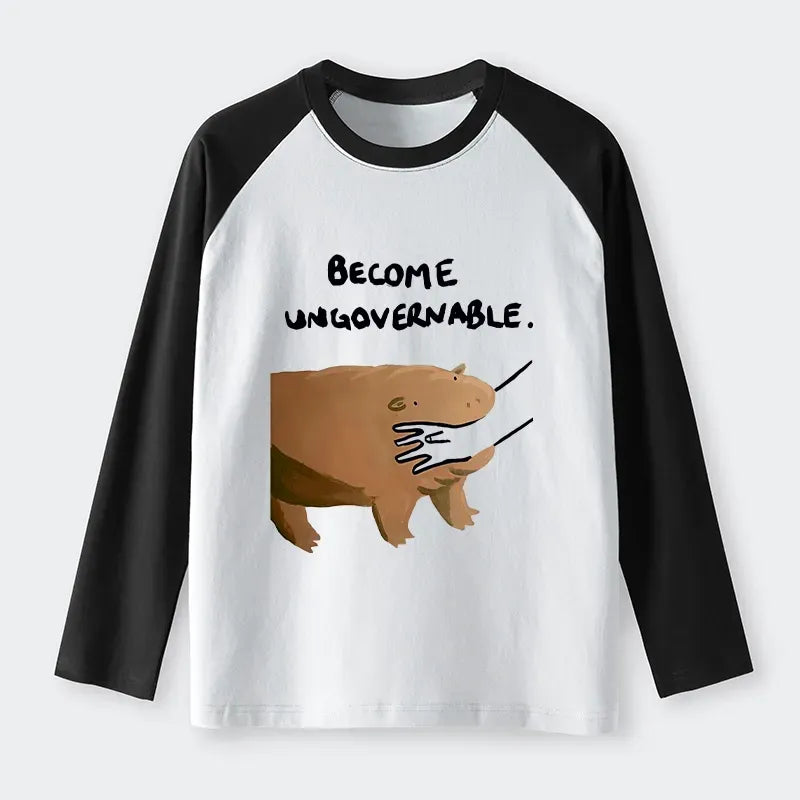 Kyoto-Lion Unisex Long Sleeve Shirt for Vacation