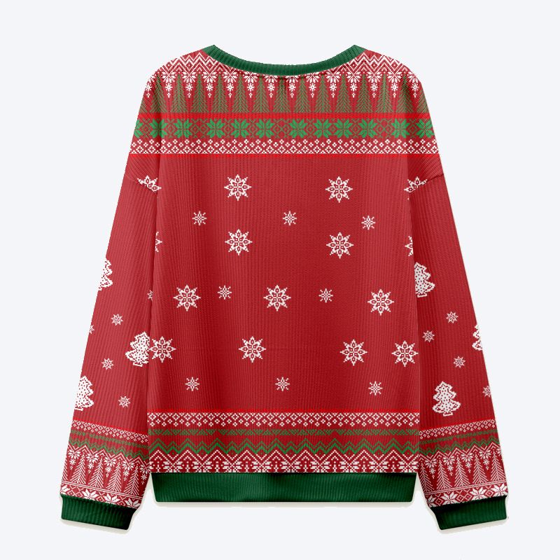 Japanese Christmas cat ugly sweatshirt gift idea