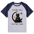 Funny Calm Cat Tee for Streetwear