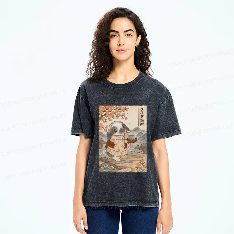 Vintage Washed T-Shirt for Daily Wear