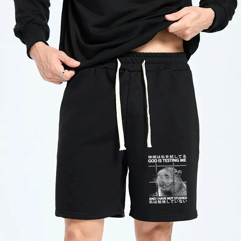 Funny Japanese mythical lion shorts gift idea