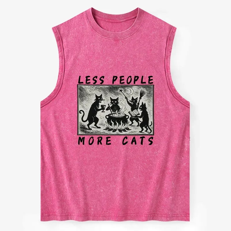 Kyoto-Lion Cat Sacrifice Ceremony Washed Tank