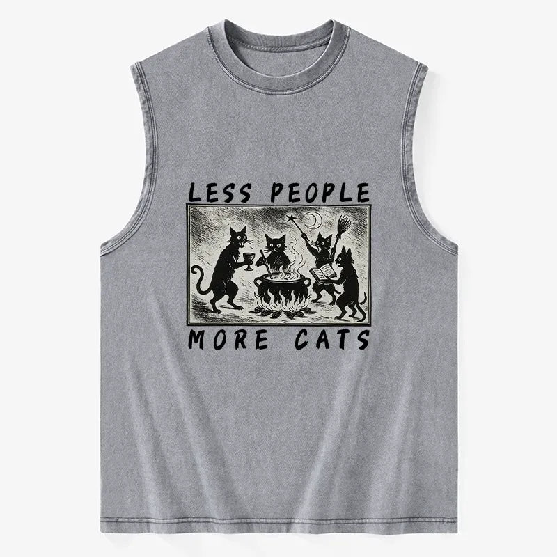 Japanese Cat Tank Top for Summer