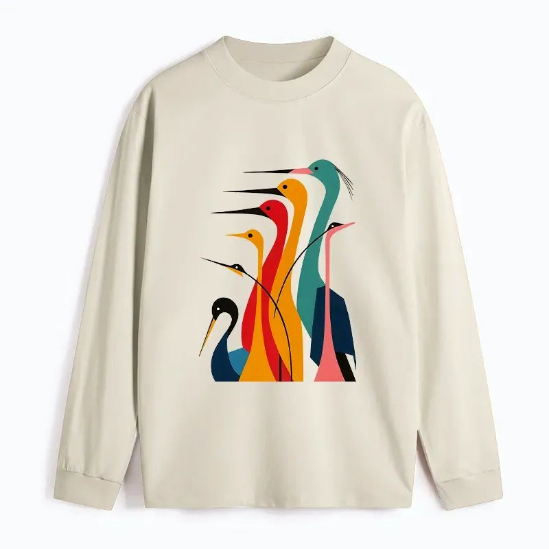quality kyoto crane shirt for gift