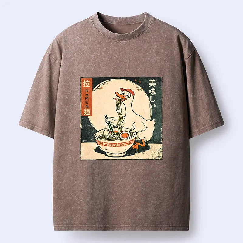 Japanese Vintage Ramen Washed T-Shirt Deal