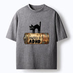 Kyoto-Lion Powered By ADHD Washed T-Shirt
