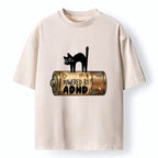 Kyoto-Lion Powered By ADHD Washed T-Shirt