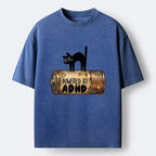 Kyoto-Lion Powered By ADHD Washed T-Shirt