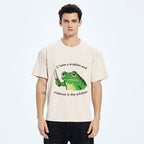 Funny Frog Meme T-Shirt for Daily Wear