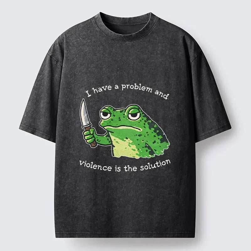 Funny Frog Meme T-Shirt for Daily Wear