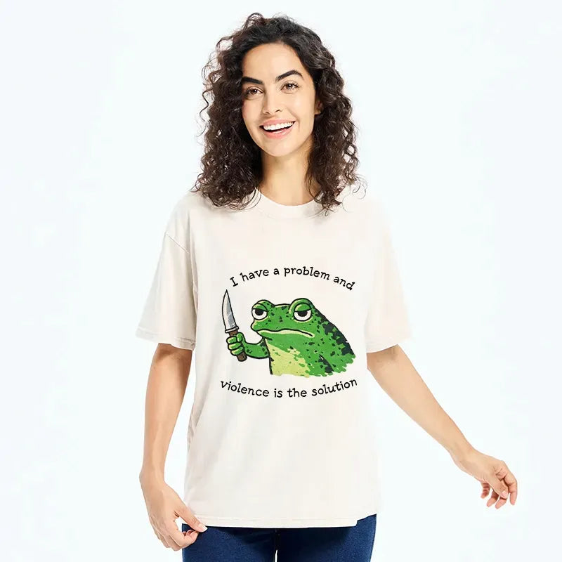 Funny Frog Meme T-Shirt for Daily Wear