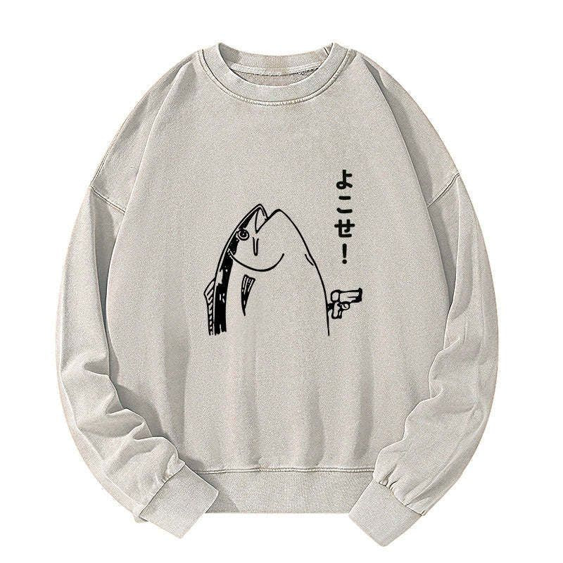 Unisex Japanese streetwear sweatshirt free shipping