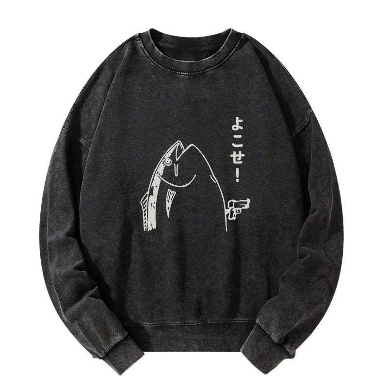 Unisex Japanese streetwear sweatshirt free shipping