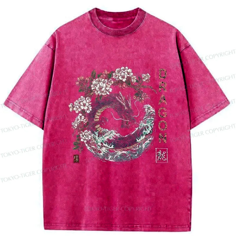 Ukiyo-e Wave Dragon Unisex Tee