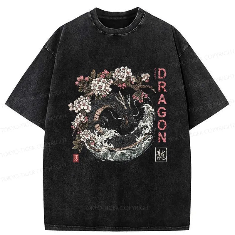 Ukiyo-e Wave Dragon Unisex Tee