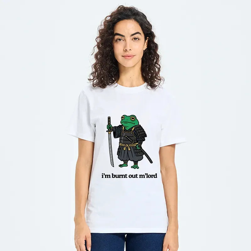 Japanese vintage tired frog t-shirt