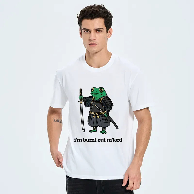 Kyoto lion unisex cotton tee for travel