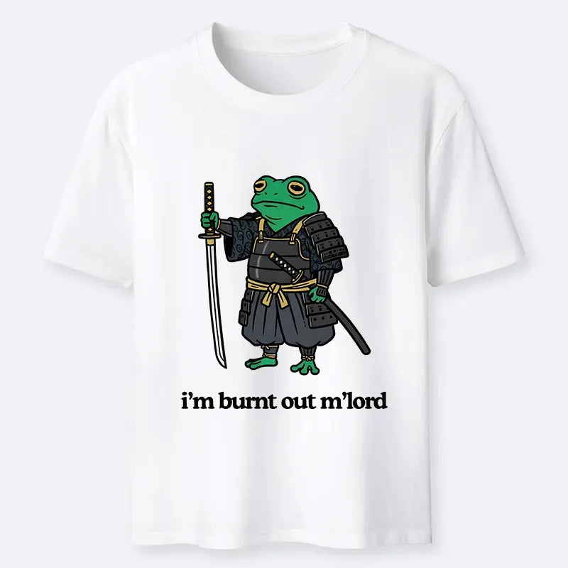 Japanese vintage tired frog t-shirt