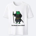 Japanese vintage tired frog t-shirt