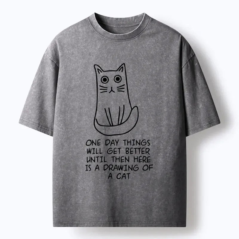 Kyoto lion washed tee trending item