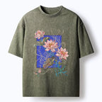 Kyoto lion art t-shirt for summer