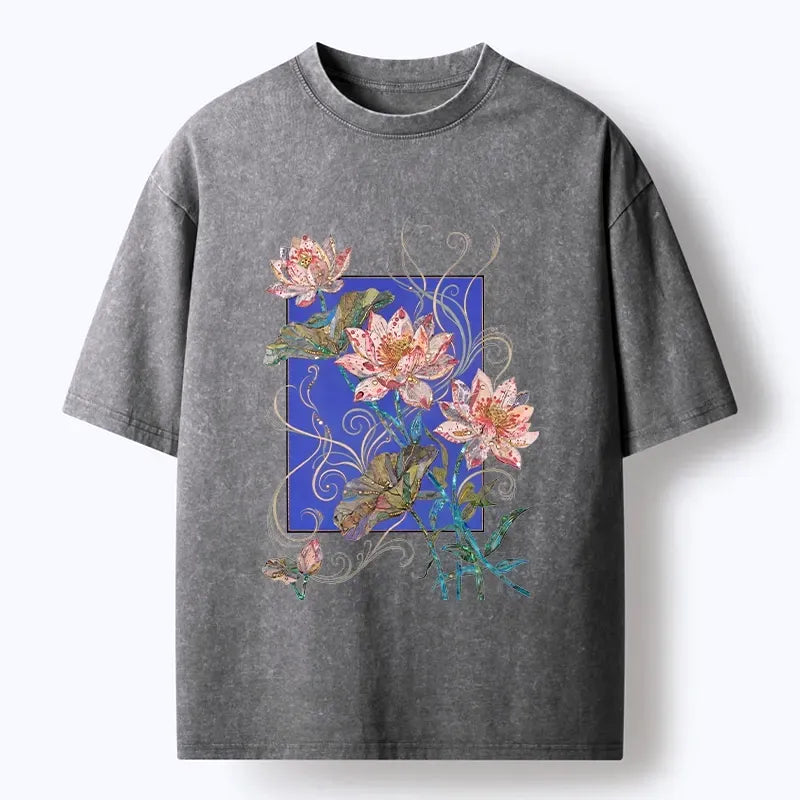 Kyoto lion art t-shirt for summer