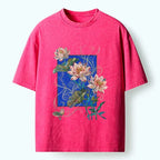 Trendy Japanese lotus t-shirt