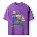 Japanese floral washed t-shirt